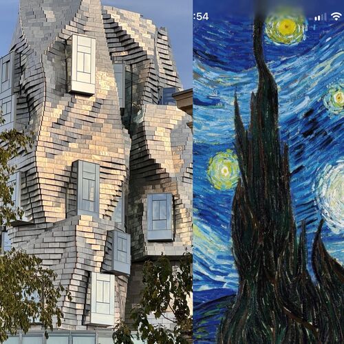 Van Gogh and Gehry